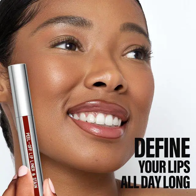 Alt view image 5 of 7 - Peel Off Lip Liner Stain, Long Wear Tattoo Lip Liner with Tweezer, Peel Off Lip Stain with Matte Finish, Long Lasting, Waterproof, Transfer-proof, Highly Pigmented Color (Cocoa)