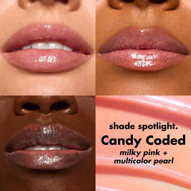 Alt view image 2 of 7 - Lip Oil, | Nourishing and Hydrating with High-Shine Glimmer Finish & Sheer Wash Of Color, Minty Scent, Non-Sticky, Vegan & Cruelty-free
