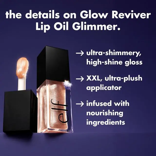 Alt view image 4 of 7 - Lip Oil, | Nourishing and Hydrating with High-Shine Glimmer Finish & Sheer Wash Of Color, Minty Scent, Non-Sticky, Vegan & Cruelty-free
