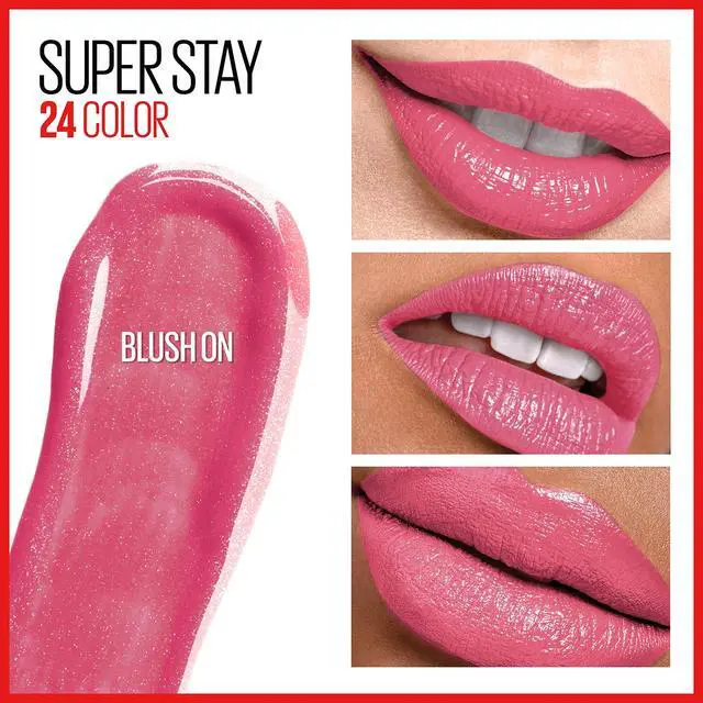 Alt view image 3 of 7 - 2-Step Liquid Lipstick Makeup, Long Lasting Highly Pigmented Color with Moisturizing Balm, Blush On, Pink, 1 Count