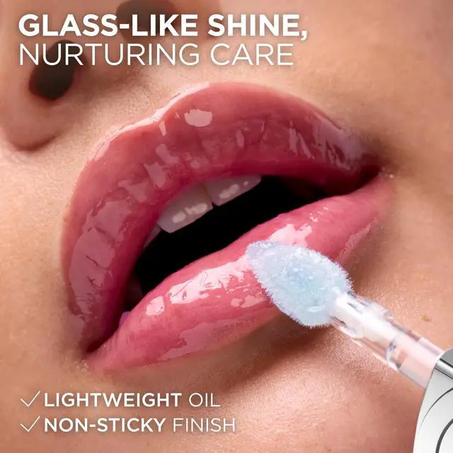 Alt view image 6 of 7 - Hyaluron Lip Oil, Color Shifting Lip Tint with 24HR Hydration, Volumizing Shine and Lasting Color, 020 pH Rosé