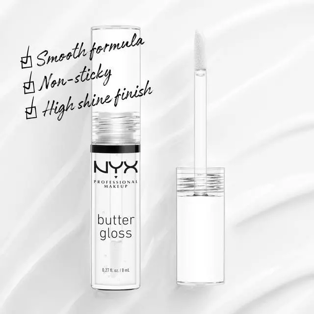 Alt view image 2 of 7 - Butter Gloss, Non-Sticky Lip Gloss - Sugar Glass ,Clear
