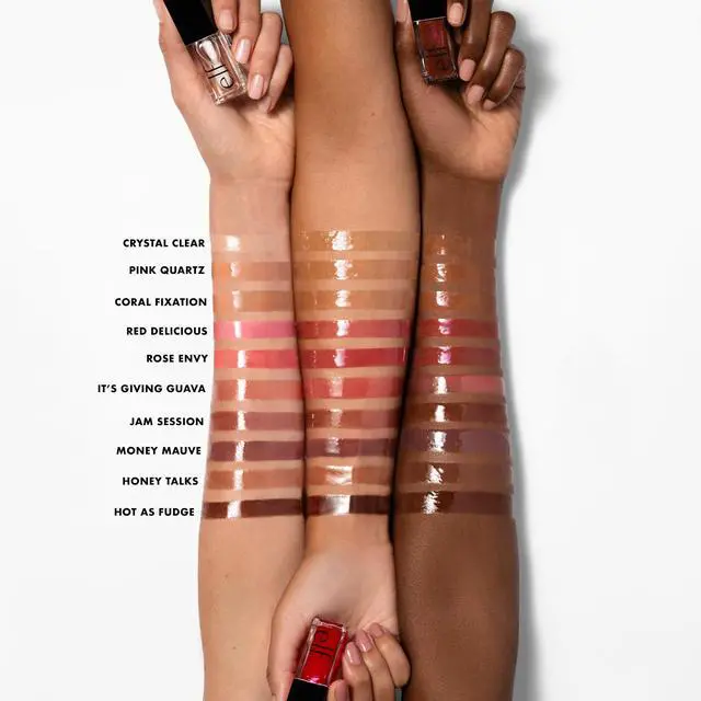 Alt view image 5 of 7 - Lip Oil, Pink Quartz | Nourishing Tinted Lip Oil For A High-shine Finish, Infused With Jojoba Oil, Vegan & Cruelty-free