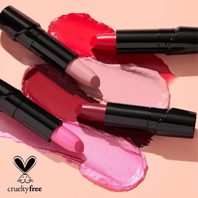 Alt view image 3 of 7 - Silk Finish Lipstick, Hydrating Rich Buildable Lip Color, Formulated with Vitamins A,Hydration, Cruelty-Free & Vegan - Dark Pink Frost