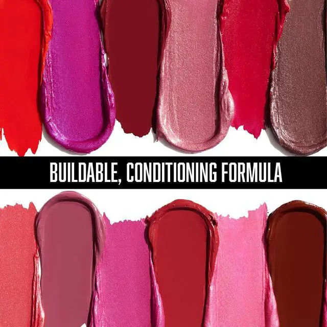 Alt view image 5 of 7 - Silk Finish Lipstick, Hydrating Rich Buildable Lip Color, Formulated with Vitamins A,Hydration, Cruelty-Free & Vegan - Dark Pink Frost