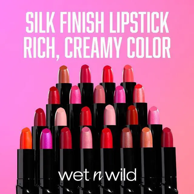 Alt view image 6 of 7 - Silk Finish Lipstick, Hydrating Rich Buildable Lip Color, Formulated with Vitamins A,Hydration, Cruelty-Free & Vegan - Dark Pink Frost