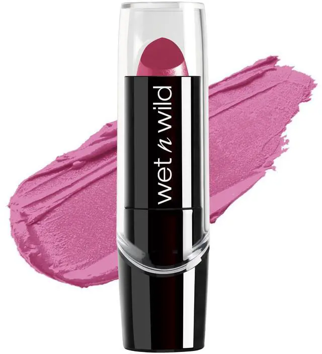 Main image of Silk Finish Lipstick, Hydrating Rich Buildable Lip Color, Formulated with Vitamins Cruelty-Free & Vegan - Retro Pink