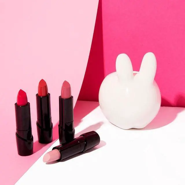 Alt view image 7 of 7 - Silk Finish Lipstick, Hydrating Rich Buildable Lip Color, Formulated with Vitamins Cruelty-Free & Vegan - Retro Pink