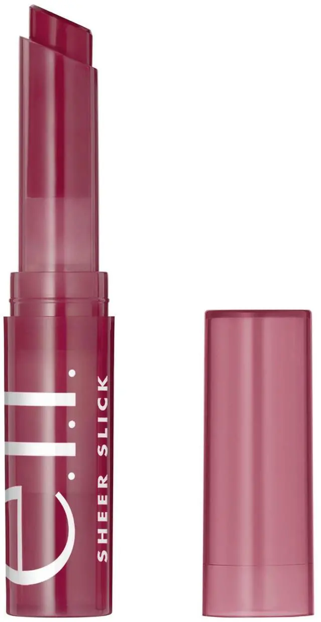 Main image of Lipstick, Hydrating Lipstick For Sheer Color With A Shiny Finish, Infused With Vitamin E, Vegan & Cruelty-free, Black Cherry