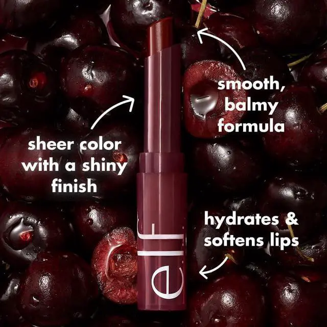 Alt view image 6 of 7 - Lipstick, Hydrating Lipstick For Sheer Color With A Shiny Finish, Infused With Vitamin E, Vegan & Cruelty-free, Black Cherry