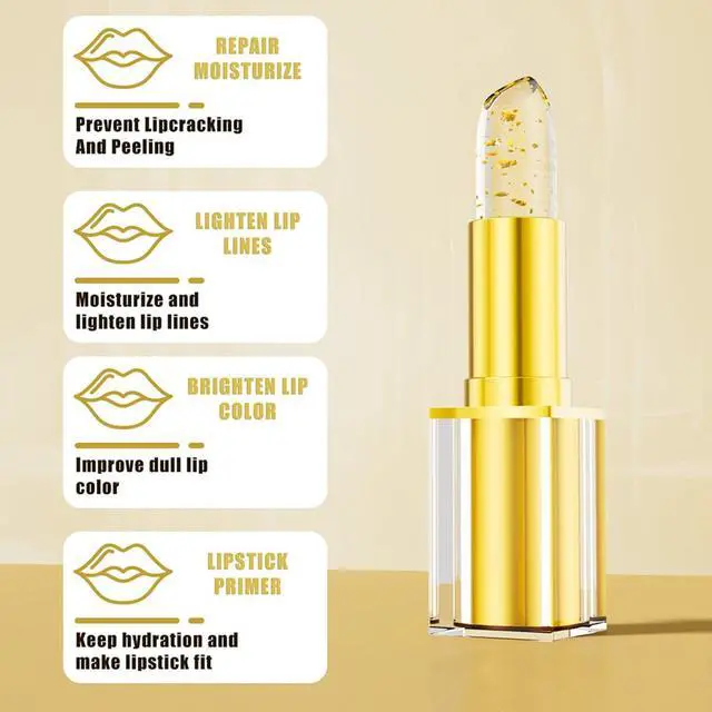 Alt view image 5 of 7 - Color Changing Lipstick for Older Women, Ph Adjusting Clear Lip Gloss, Transferproof Color Lipstick Long-Lasting Hydration Without Stripping, Keeping Makeup In Place for Up To 8+ Hours