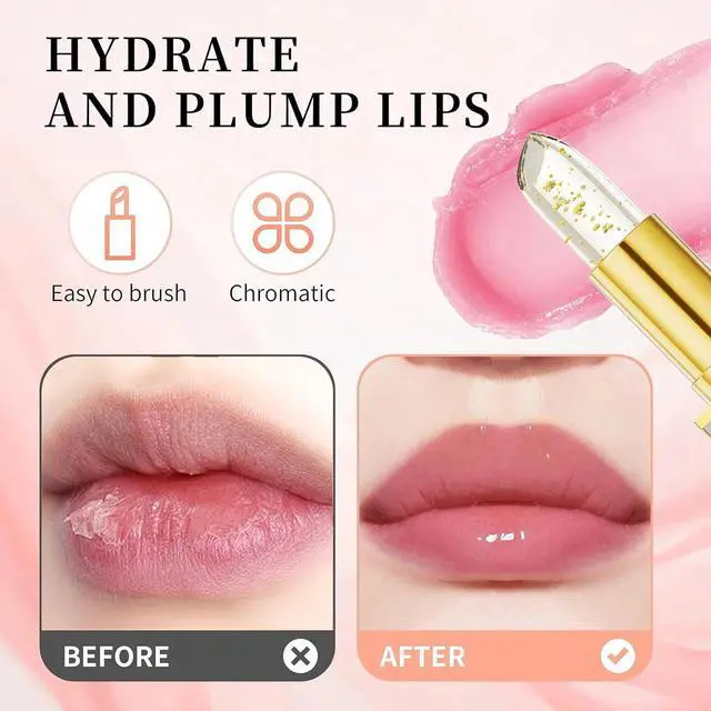 Alt view image 3 of 7 - Color Changing Lipstick for Older Women, Ph Adjusting Clear Lip Gloss, Transferproof Color Lipstick Long-Lasting Hydration Without Stripping, Keeping Makeup In Place for Up To 8+ Hours