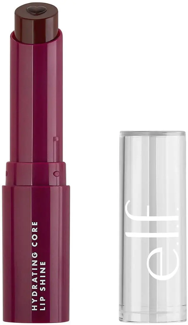 Main image of Lip Shine with Shea Butter & Vitamin E, Tinted Lip Balm for A Smooth, Glossy Finish & Long-Lasting Moisture, Ecstatic Deep Berry