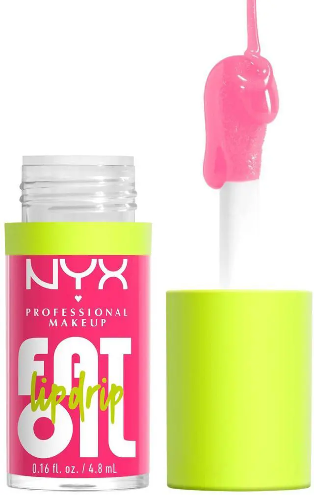 Main image of Fat Oil Lip Drip, Moisturizing Lip Oil Gloss, Vegan Tinted Formula, Up to 12 HR Hydration - Missed Call (Sheer Pink)