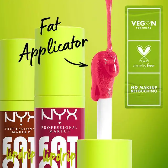 Alt view image 4 of 5 - Fat Oil Lip Drip, Moisturizing Lip Oil Gloss, Vegan Tinted Formula, Up to 12 HR Hydration - Missed Call (Sheer Pink)
