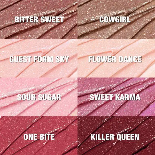 Alt view image 6 of 6 - Metallic Lipstick - Sparkle Glitter Finish, Light Pink | Full Coverage, Long-Lasting, Smudge-proof, Hydrating Formula, Non-sticky, Lightweight Frosted Lipsticks,