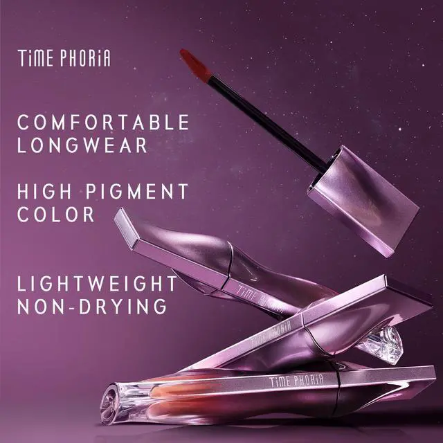 Alt view image 4 of 7 - Cream, Soft Blur Matte Lip Tint 09 | Blurs Lip Lines With Soft Velvet Texture, Lightweight & Highly Pigmented , Deep Berry Red Color, No-drying
