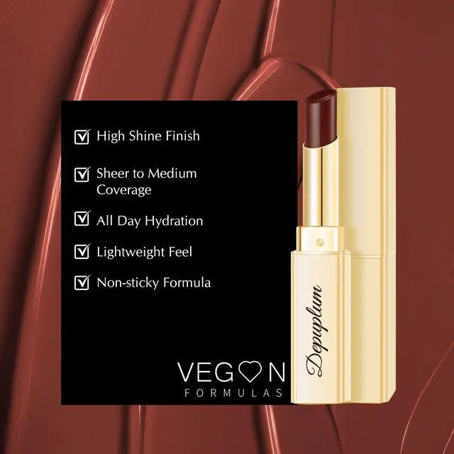 Alt view image 4 of 7 - Black Berry Lipstick for Women Moisture Lip Gloss Tinted Lip Balm | Sheer Nourishing Hydrating Glossy Creamy Lipstick Glow Lip Stick for Dry Lips,