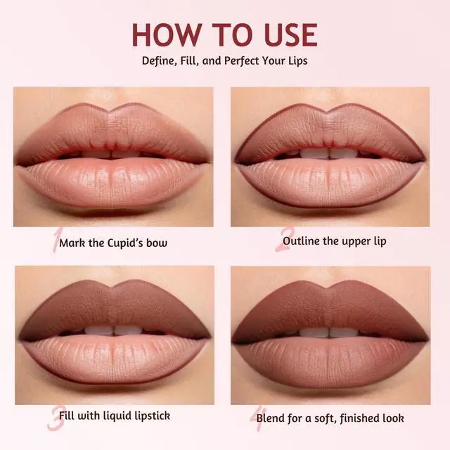 Alt view image 2 of 7 - 12Pcs Lip Makeup Set, 6 Lip Liners + 6 Matte Lipsticks, Rich ColorA | Includes 6 smooth lip liners and 6 creamy matte lipsticks in rich shades for long-lasting daily or party makeup.