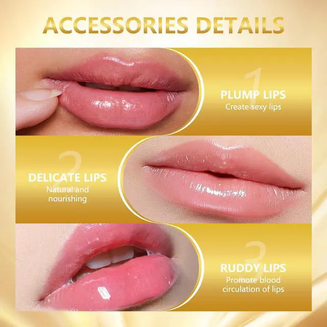 Alt view image 7 of 7 - 2 PCS Color Changing Lipstick, Gold Foil PH Lip Balm, Transferproof & Long Lasting, Moisturizing Jelly Lip Stick, Deep Nourishing Plumping Lip Gloss for Women