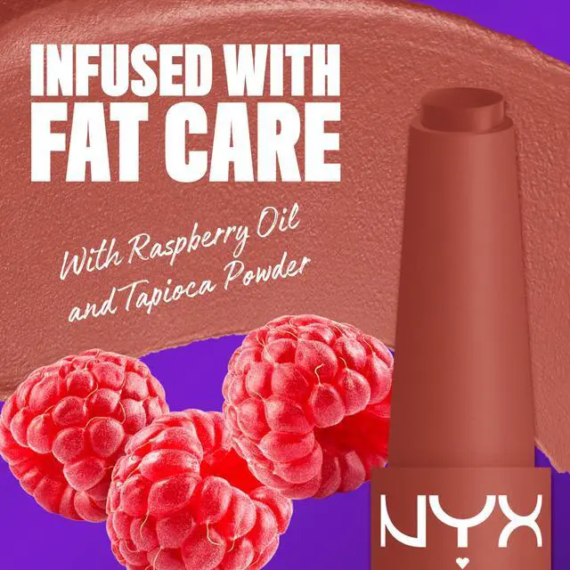 Alt view image 3 of 7 - Fat Matte Lipstick, Pigmented, Smoothing, & Non-Drying Lip Crayon, Long Lasting Lip Makeup, Vegan & Cruelty Free - Rose Robe (Rose Nude)