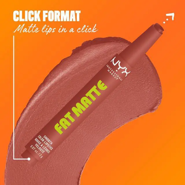 Alt view image 5 of 7 - Fat Matte Lipstick, Pigmented, Smoothing, & Non-Drying Lip Crayon, Long Lasting Lip Makeup, Vegan & Cruelty Free - Rose Robe (Rose Nude)