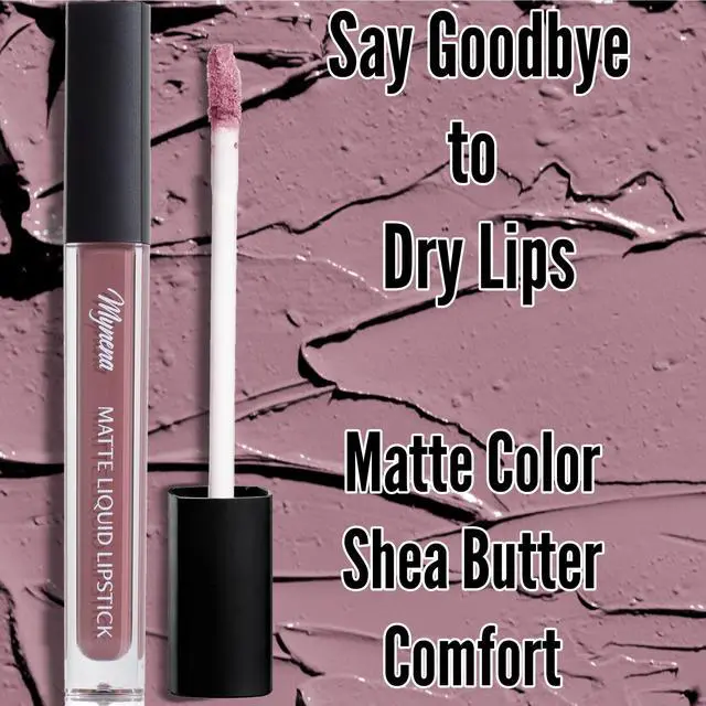 Alt view image 2 of 7 - Hydrating Dusty Mauve Rose Matte Liquid Lipstick, Long Lasting - Eve | Vegan, Weightless, Waterproof, No Smudge, No Transfer, Lightweight, Comfortable, Quick-Dry