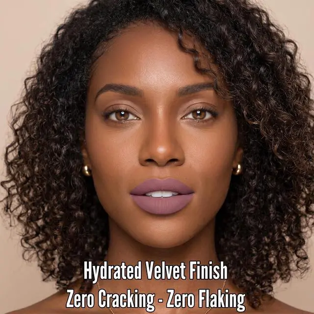 Alt view image 5 of 7 - Hydrating Dusty Mauve Rose Matte Liquid Lipstick, Long Lasting - Eve | Vegan, Weightless, Waterproof, No Smudge, No Transfer, Lightweight, Comfortable, Quick-Dry