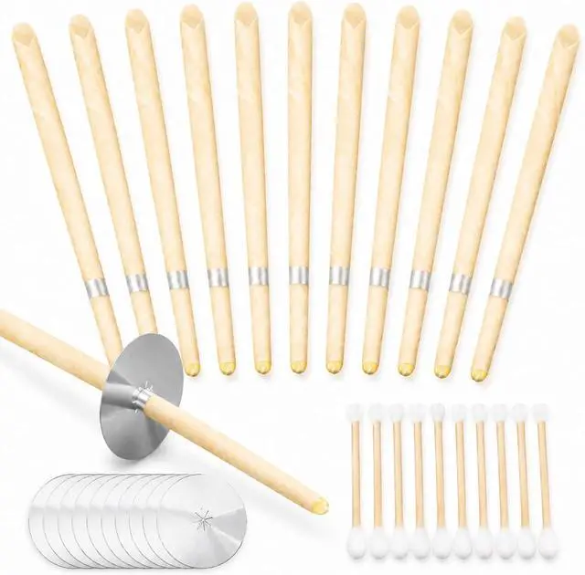 Main image of 10 Pcs Ear Candles Earwax Removal Kit, Ear Cleansing Tool Set, Ear Wax Remover Tool with Storage Box