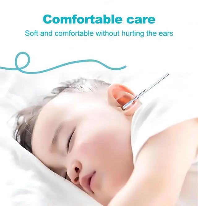 Alt view image 3 of 6 - Sticky Ear Cleaning Stick, 2026 New Reusable Ear Wax Removal Tools with Dust Cover Packaging, Earwax Removal Adhesive Swabs for Kids and Adults (Small, 24PCS)