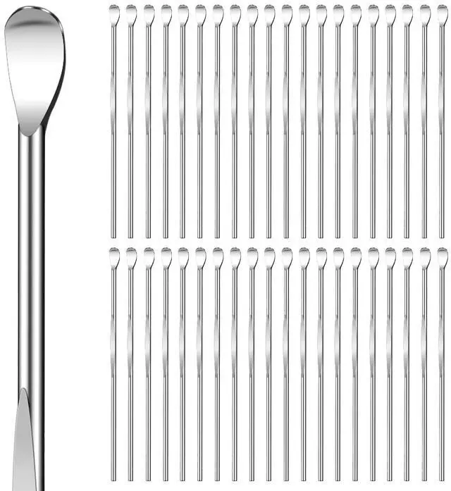 Main image of 40pcs Ear Spoon Stainless Steel Ear Pick Earwax Removal Tool Ears Cleaning Tool Safe Ears Wax Removal Tools