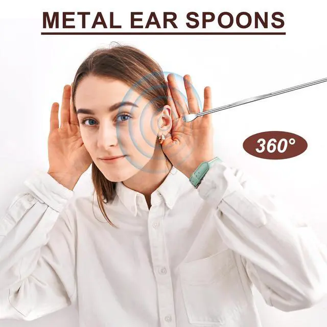 Alt view image 4 of 7 - 40pcs Ear Spoon Stainless Steel Ear Pick Earwax Removal Tool Ears Cleaning Tool Safe Ears Wax Removal Tools
