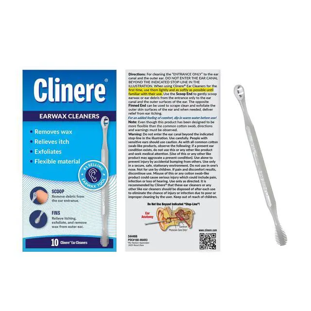Alt view image 5 of 7 - Ear Cleaners, Gentle Ear Cleaning and Ear Wax Removal Tool, Itch Relief, Exfoliates, 10 Count