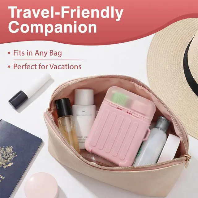 Alt view image 7 of 7 - Ear Piercing Cleaner Kit with 240pcs Disposable Ear Piercing Cleaner Floss, Skin-Friendly Paper Portable Piercing Aftercare System100 pcs Cotton Swabs for Men Women (Pink)