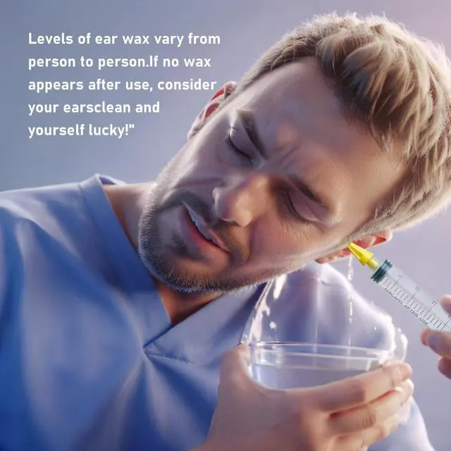 Alt view image 7 of 7 - 20mL Ear Syringes for Removing Ear Wax, Cleaning Water Irrigation Kits with 3 Penta-Stream Tips and 3 Tri-Stream Tips Improved Hearing Clarity and Aural Hygiene (clear)