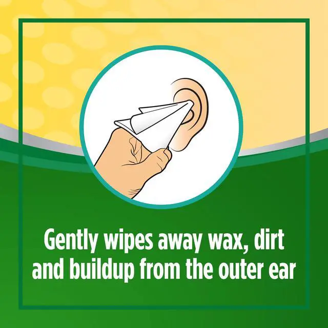 Alt view image 2 of 7 - Ear Cleansing Wipes, Individually Wrapped Ear Cleaner Wipes, 12 Ct | Wipes for Adults and Kids, Single-Use, Portable Ear Cleaning Cloths, Gentle Daily Ear Care, Safe for Sensitive Ears, Earwax