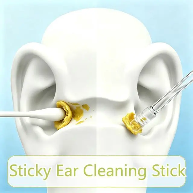 Alt view image 4 of 5 - 48pcs Earwax Removal Adhesive Swabs, 2026 New Reusable Sticky Earwax Removal Swabs, Ear Wax Removal Tools with Dust Cover Packaging, Safe Ear Cleaning Sticks for Adults