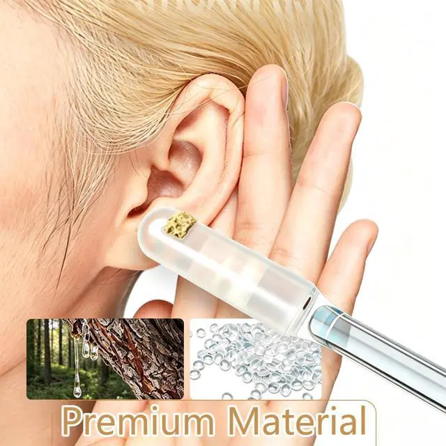 Alt view image 5 of 5 - 48pcs Earwax Removal Adhesive Swabs, 2026 New Reusable Sticky Earwax Removal Swabs, Ear Wax Removal Tools with Dust Cover Packaging, Safe Ear Cleaning Sticks for Adults