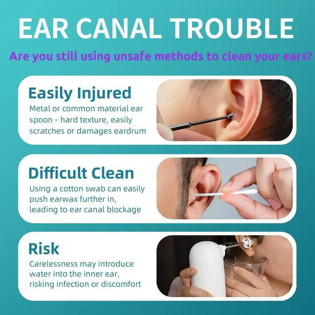Alt view image 2 of 6 - Ear Wax Removal Tool - 18 PCS Reusable Ear Cleaners, Professional-Grade TPE, Effective & Gentle Ear Cleaning Kit, Clogged & Itch Ear Relief - Suitable for All Types of Ears(3 Styles)