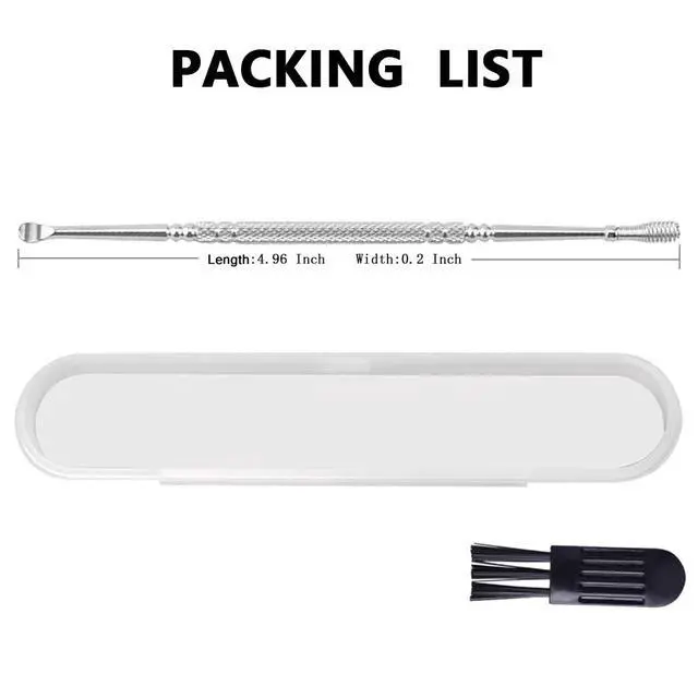 Alt view image 7 of 7 - Spiral Ear Wax Removal Kit Ear Cleaning Kit Clinear Ear Cleaner Earwax Removal Tools Metal Ear Cleaner Earwax Removal Ear Wax Cleaner Ear Cleaning Tool Spiral Ear Cleaner Earwax Removal Kit Silver