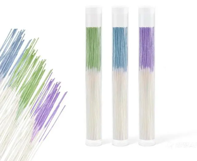 Main image of 180 Pcs Ear Hole Cleaner, Ear Piercing Cleaner Floss, Earring Hole Cleaning Floss, Disposable Piercing Aftercare Cleaning Tool for Women Men (Green Blue Purple)