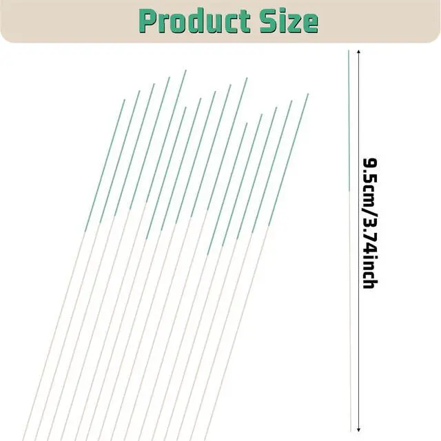 Alt view image 2 of 7 - 180 Pcs Ear Piercing Cleaner Floss Disposable Earring Piercing Hole Cleaner, Ear Piercing Care Cleaning Line Tool, Earring Hole Cleaner Floss Odor Removal Ear CareGreen
