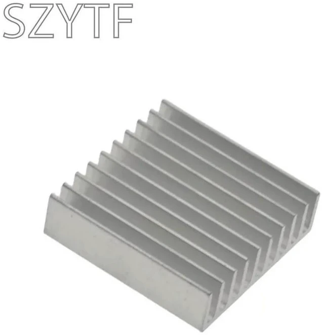 Alt view image 2 of 6 - Heatsink Radiator Cooler Radiator 35x35x10MM Black Slot Heat Sink