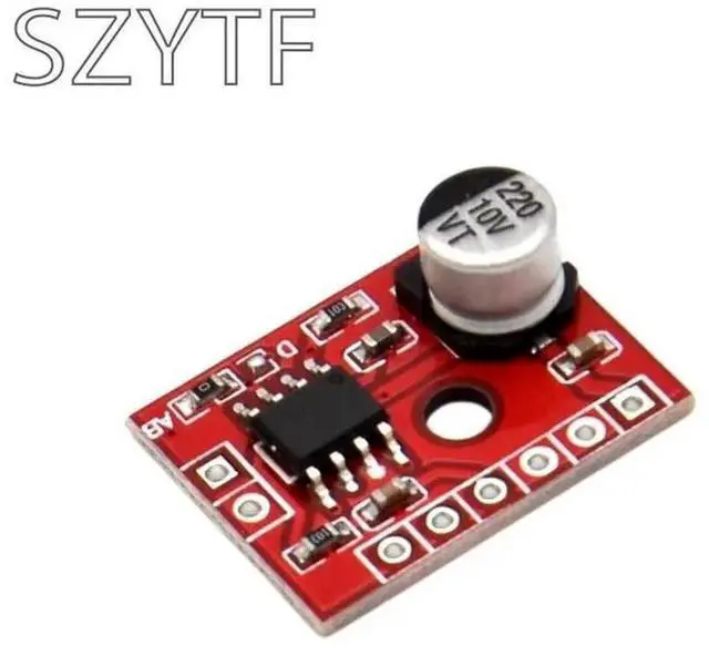Alt view image 2 of 6 - XS9871 Mini Class AB Amplifier Board Module 5V Digital Monaural Audio Power Amplifier 5W Diy
