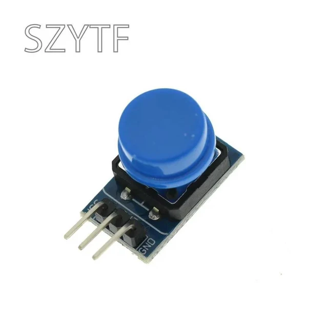 Alt view image 3 of 6 - Backboard Electronic Building Blocks Large Button Module Button Module Five-Color Set for