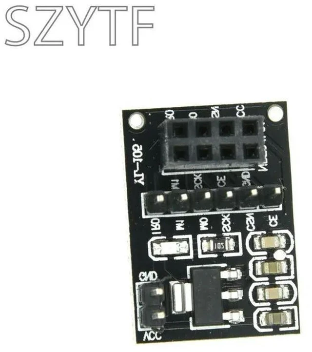 Alt view image 3 of 6 - 1PCS Socket Adapter plate Board for 8Pin NRF24L01 Transceive module 51