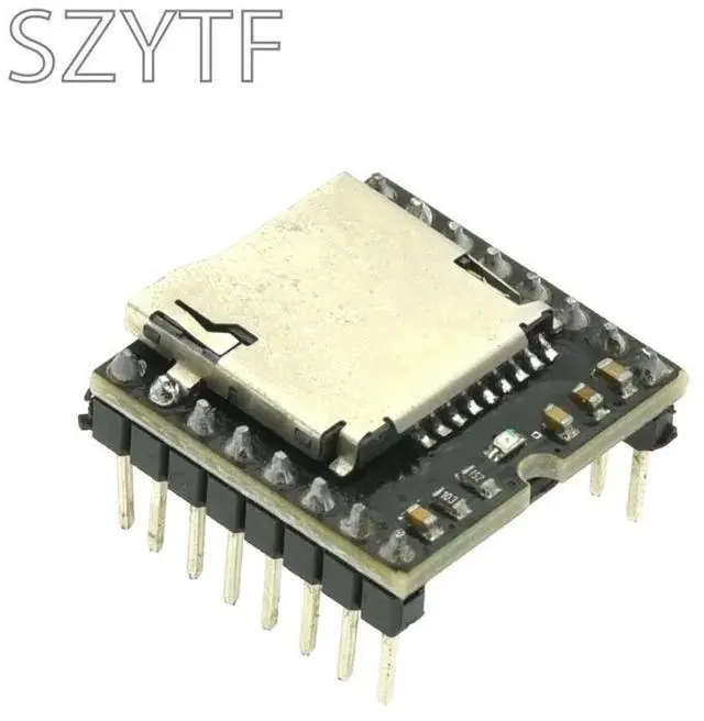 Alt view image 2 of 6 - DFPlayer Mini MP3 Player Module TF Card U Disk Mini MP3 DF Player Audio Voice Module Board