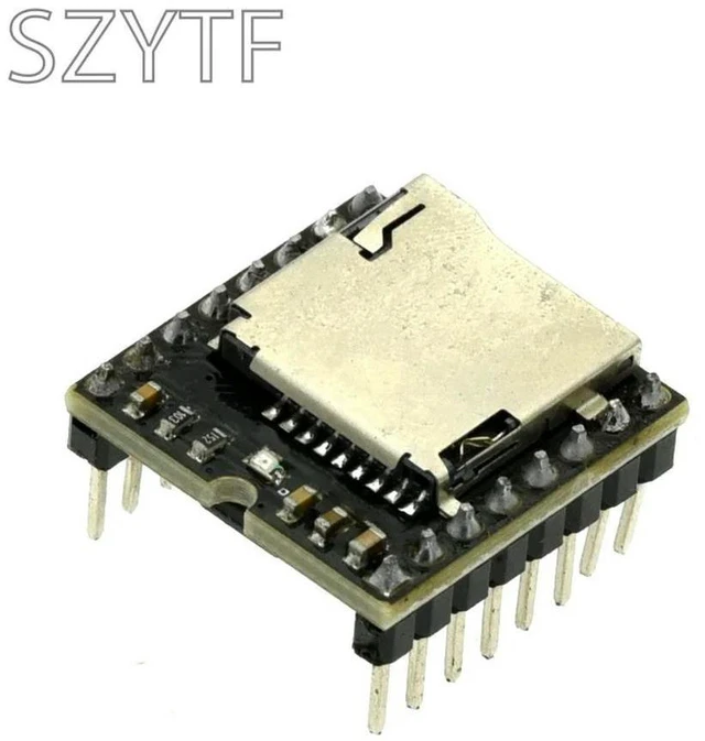 Alt view image 3 of 6 - DFPlayer Mini MP3 Player Module TF Card U Disk Mini MP3 DF Player Audio Voice Module Board
