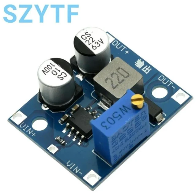 Alt view image 2 of 6 - LX8015 DC-DC Step Down Buck Power Module 5V-80V to 1V-62V 1.5A Voltage Regulator Converter Board for Solar DIY Electronics