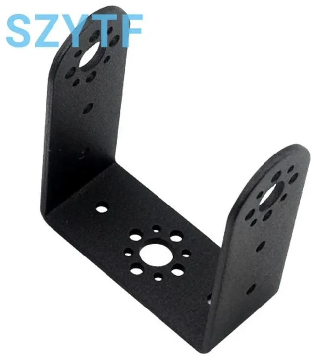 Alt view image 2 of 6 - Long U-bracket uniaxial steering gear bracket PTZ bracket robot robotic arm manipulator special bracket accessories